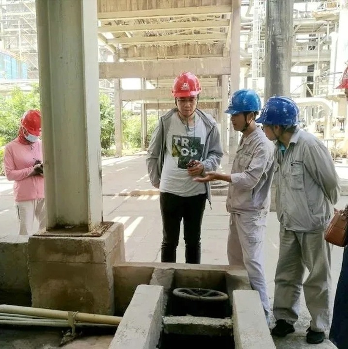 云南省生态情形工程评估中心赴解化化工分公司调研