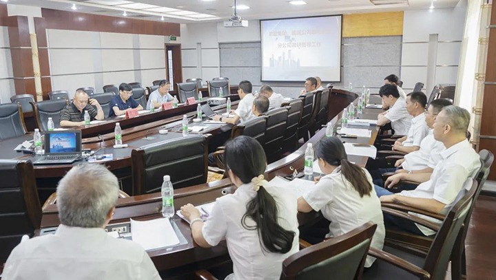 集团党委副书记、、、总司理高建嵩一行赴解化化工督导调研