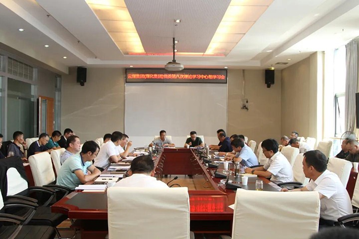 云煤（尊龙Z6官方网站）集团党委开展2021年第八次党委理论学习中心组集中学习