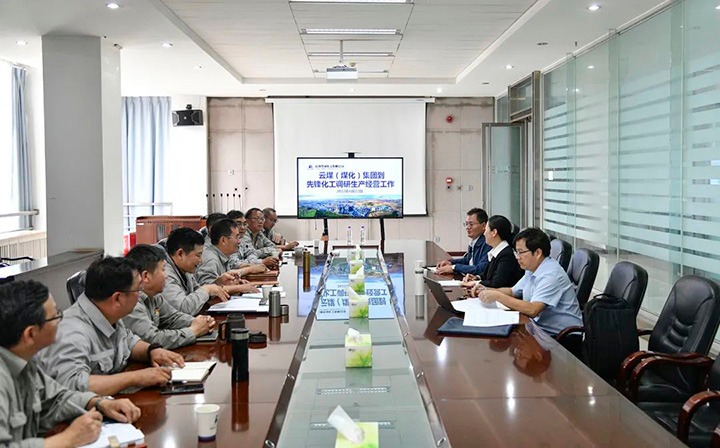 集团党委委员、财务总监莫晓丹到先锋化工公司调研生产谋划事情