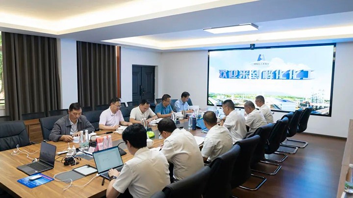 集团党委委员、、、副总司理张清到解化化工分公司调研指导生产谋划事情