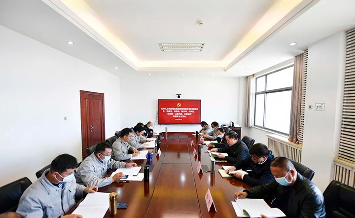 集团党委委员、、、纪委书记、、、监察专员覃崇辉到先锋化工指导专题民主生涯会