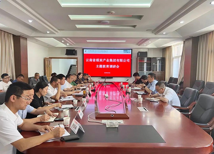 【主题教育】云煤（尊龙Z6官方网站）集团党委副书记、、工会主席王鑫一行到昆明煤炭设计研究院开展主题教育调研