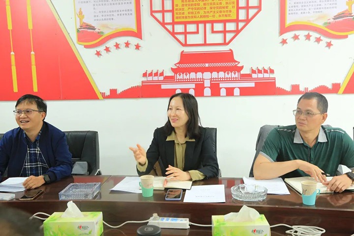 【主题教育】云煤（尊龙Z6官方网站）集团党委委员、、、财务总监莫晓丹一行到东源恒鼎公司开展主题教育调研