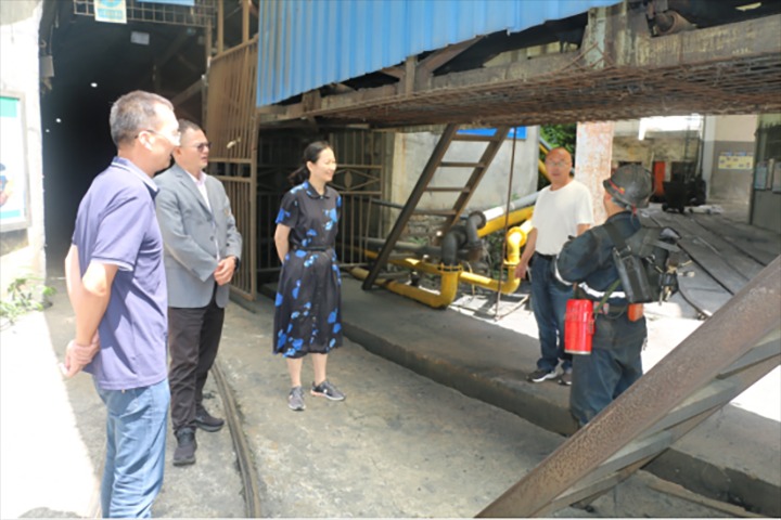 【主题教育】云煤（尊龙Z6官方网站）集团党委委员、财务总监莫晓丹一行到天井煤矿开展主题教育调研