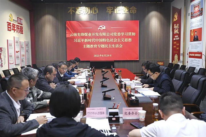 【主题教育】先锋煤业公司、、镇雄煤业公司、、威信煤炭公司召开主题教育专题民主生涯会
