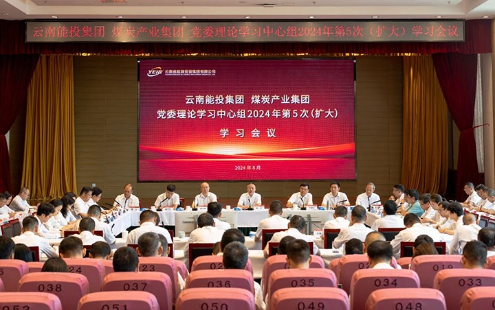 能投集团、、、煤炭工业集团党委理论学习中心组开展2024年第5次（扩大）学习