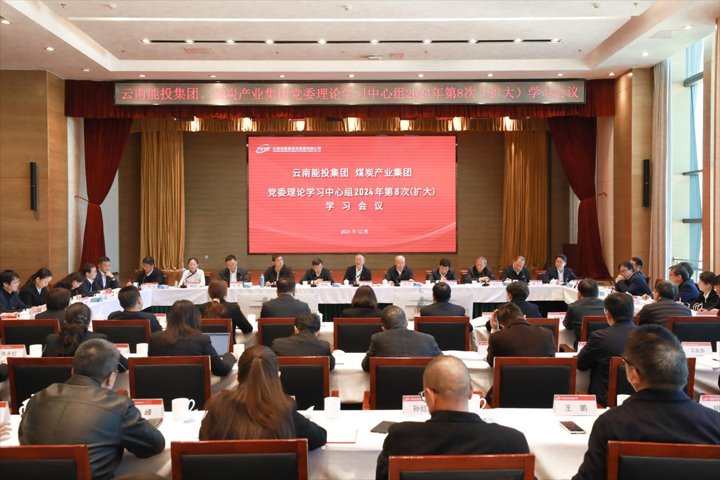 能投集团、、、煤炭工业集团党委开展理论学习中心组学习